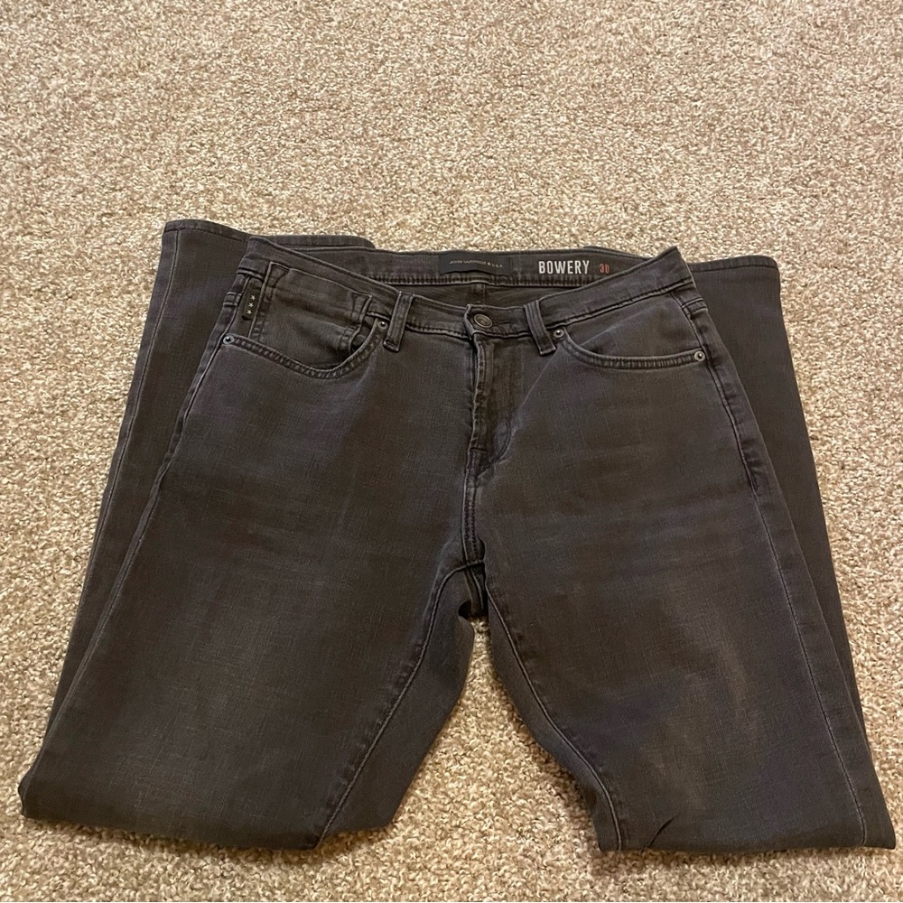 John Varvatos Bowery jeans straight leg classic casual denim‎ minimalist